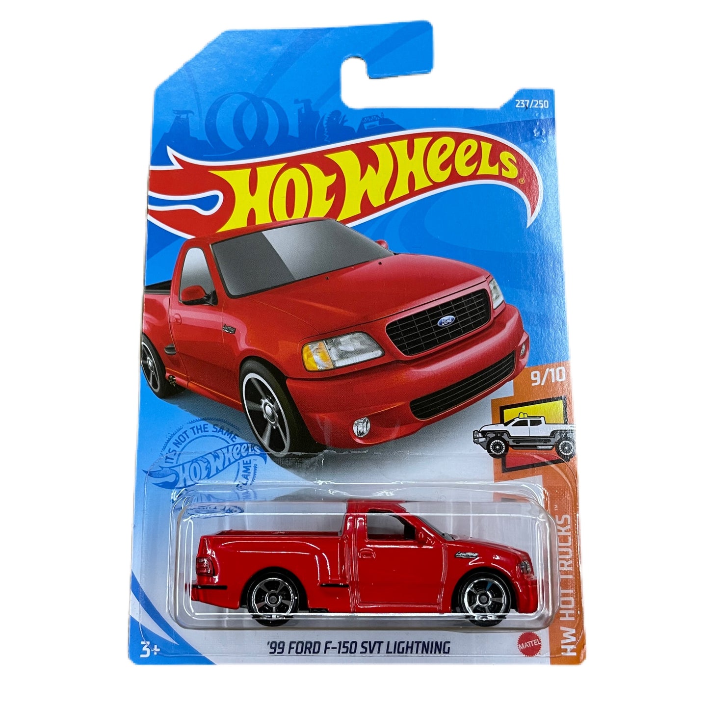 Hot Wheels mainline 99 Ford F-150 SVT Lightning ( RED )#237/250