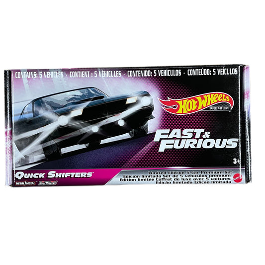 Hot Wheels Fast & Furious Quick Shifters Premium 5 pack