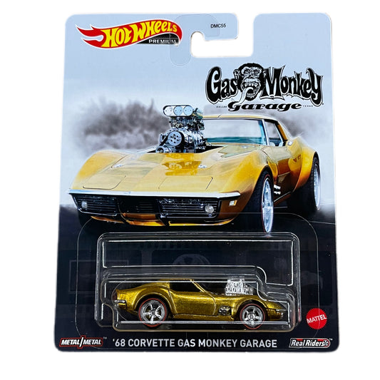 Hot Wheels Premium 68 Corvette Gas Monkey Garage