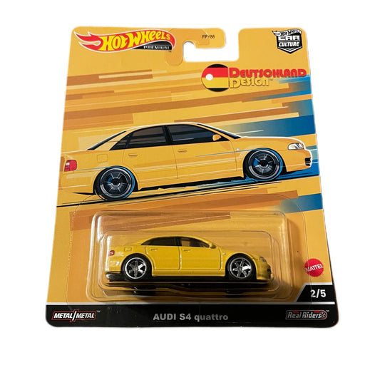 Hot Wheels Car Culture Deutschland Design Audi S4 Quattro