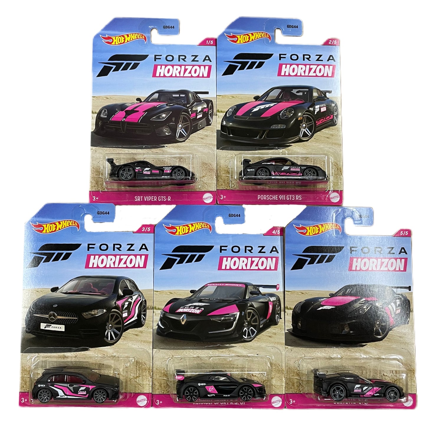 Hot Wheels Walmart Exclusive Forza Horizon 5 car set