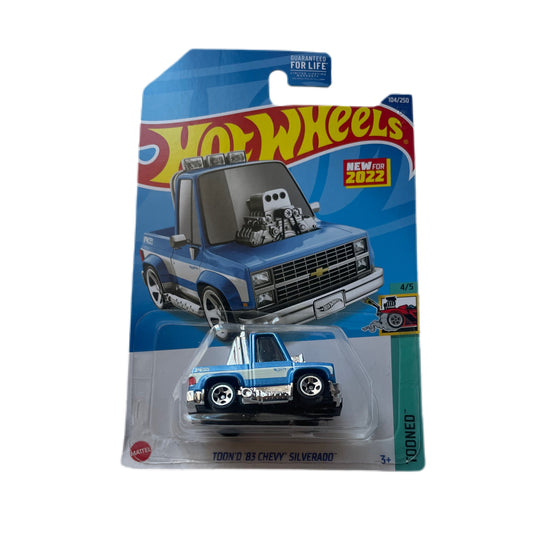 Hot Wheels mainline #  104/250 TOON'D '83 CHEVY SILVERADO