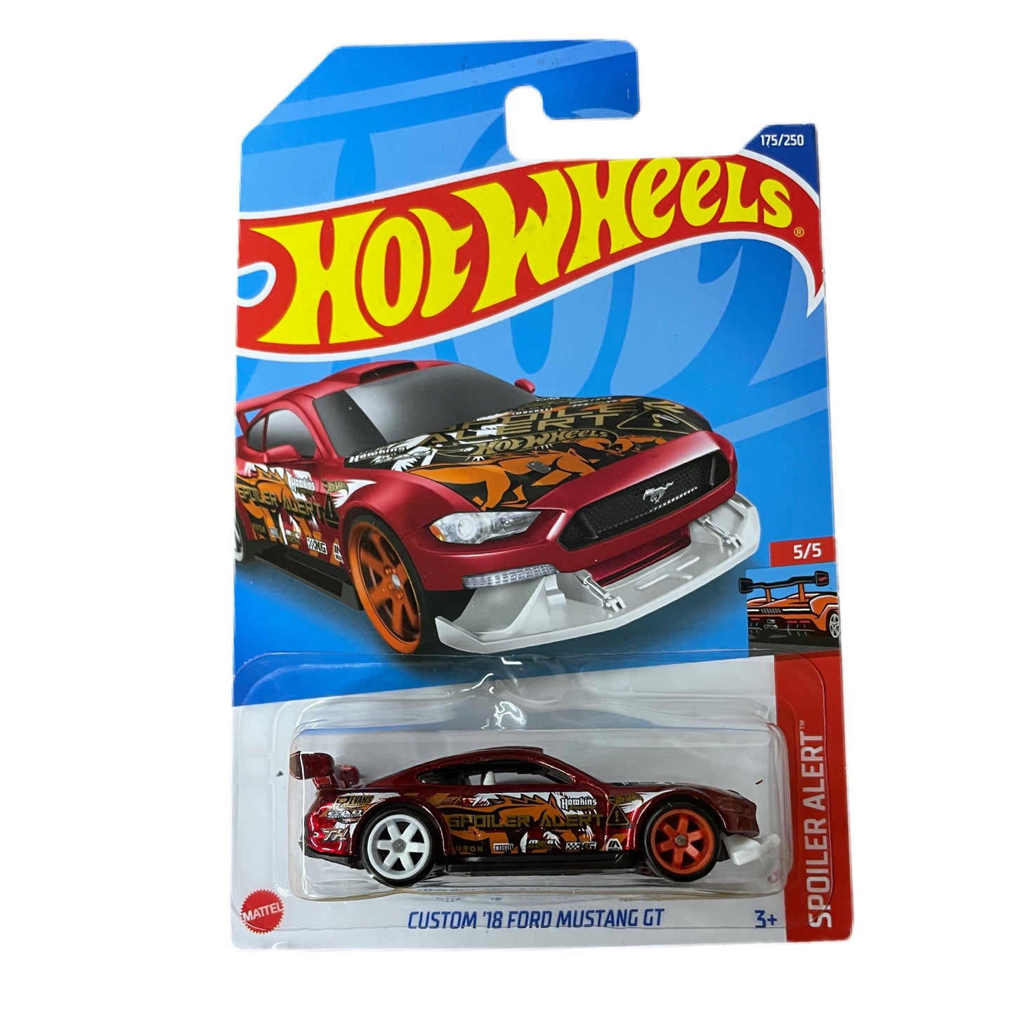 Hot Wheels Super Treasure Hunt  # 175/250 Custom 18 Ford Mustang