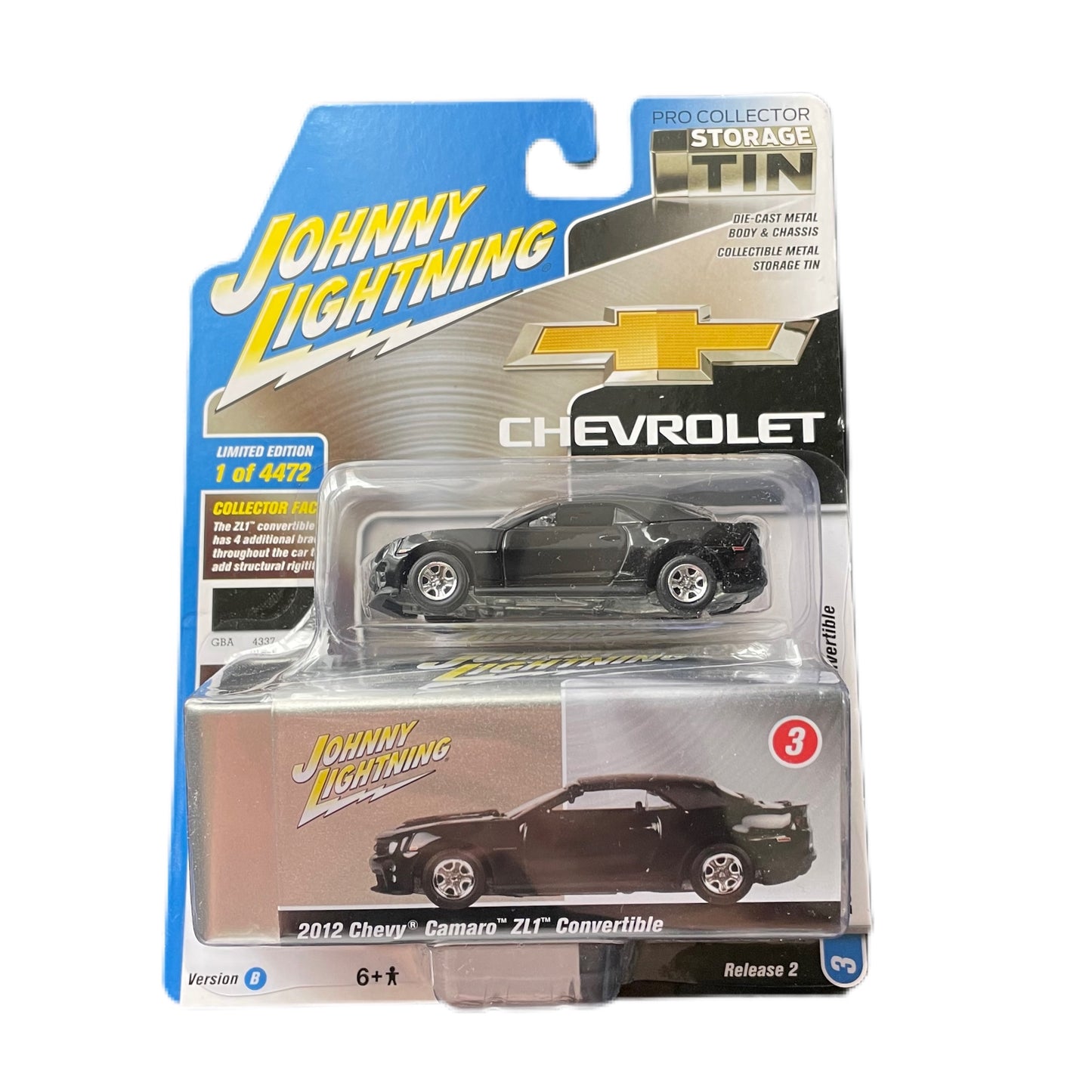 Johnny Lightning Premium Collectors Tin 2012 Camaro ZL1