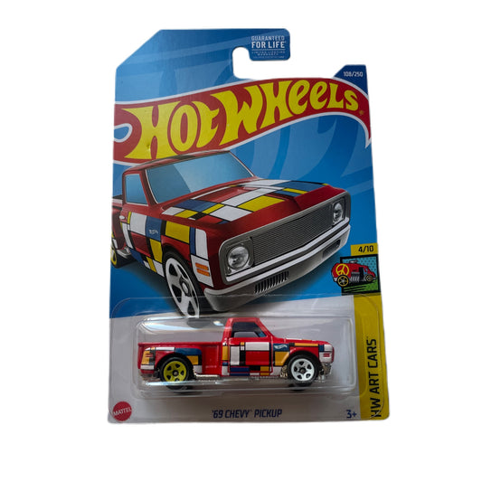 Hot Wheels mainline #  108/250  '69 CHEVY' PICKUP