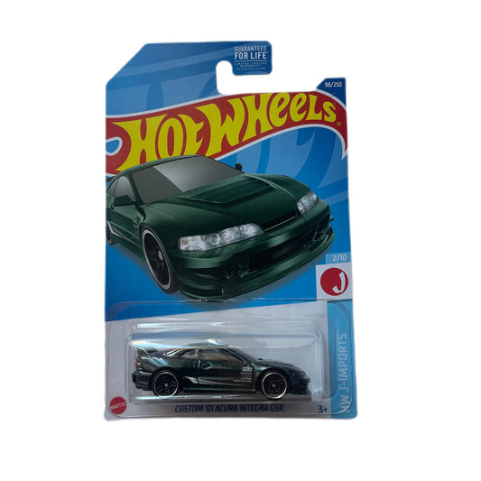 Hot Wheels mainline #  98/250Custom 01 Acura Integra GSR ( Green )